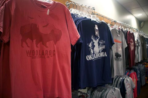 Buy a Woolaroc T-shirt at the Gift Shop